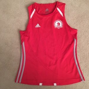 Adidas Women’s small Boston Marathon red tank